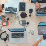 DevOps and CI/CD pipeline development on screens