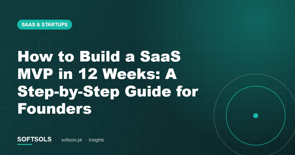 How to Build a SaaS MVP in 12 Weeks: A Step-by-Step Guide for Founders